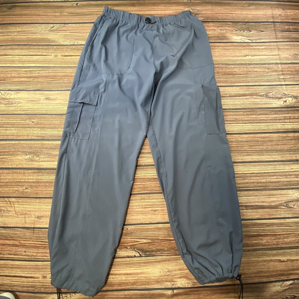 Love Women’s Gray Large Scrub Pants Solid Medical Uniform Drawstringa